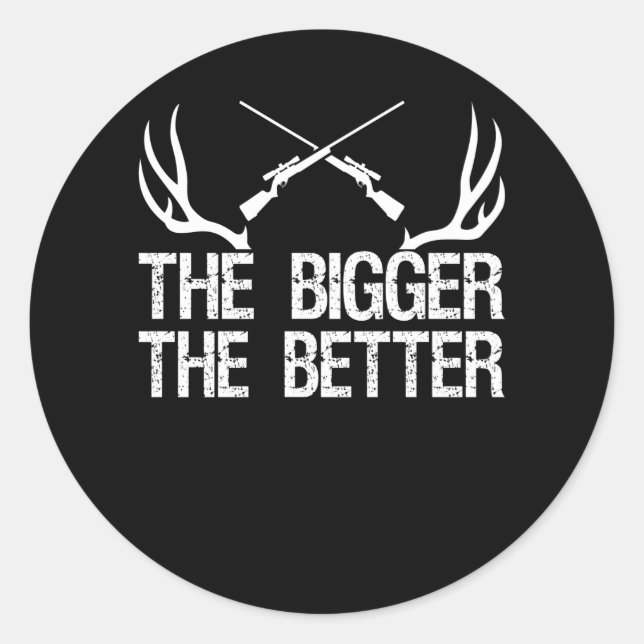 Adesivo Troféu Hunter Hirschgeweih Hunting Gun GePesd (Frente)