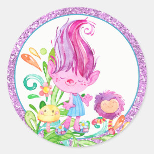 Adesivo Troll de cor