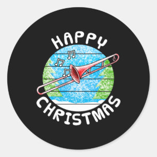 Adesivo Trombone Natal Trombonista Br Músico Música Te
