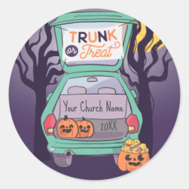 Adesivo Tronco de Cute ou Coletor Personalizado de Hallowe