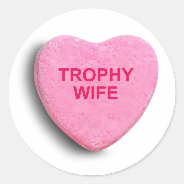 ADESIVO TROPHY WIFE CANDY HEART (Frente)