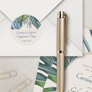 Adesivo Tropical Beach Palm Party