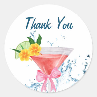 Adesivo Tropical Cheers Beach Cocktails Party