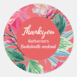 Adesivo Tropical como se está quente laranja solteira trop