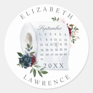 Adesivo Troque o calendário do cilindro de papel da ferram