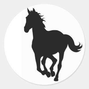 Adesivo Trotador do cavalo