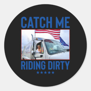 Adesivo Tru Tru Tru, Trump Truck, Votando Lixo Sujo