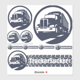 Adesivo TruckerSucker - Corta-Se A Folha De Autocolante De