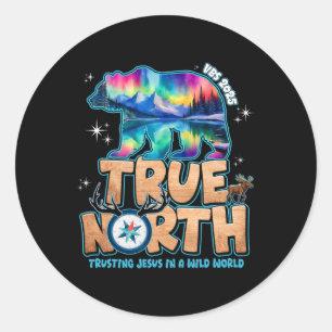Adesivo True North Vbs 2025 Confiar em Jesus Deserto Crist