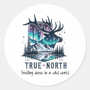 Adesivo True North Vbs 2025 Confiar em Jesus Deserto Crist