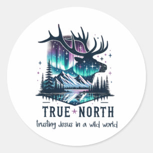 Adesivo True North Vbs Confiar Em Jesus Em Um Mundo Selvag