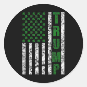 Adesivo Trump 2020 American Flag Vintage Rua. Dia dos Patr