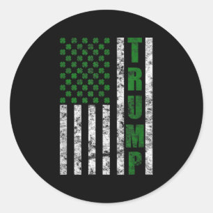 Adesivo Trump 2020 American Flag Vintage Rua. Dia dos Patr