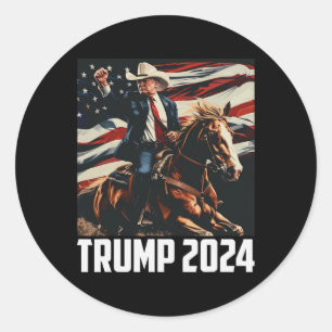 Adesivo Trump 2024 4 De Julho América Patriótica Independe