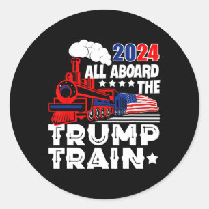 Adesivo Trump 2024 A Bordo Do Trem De Trump Nos Estados Un