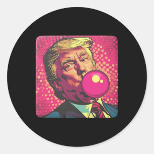 Adesivo Trump 2024 Bubble Gum Pop