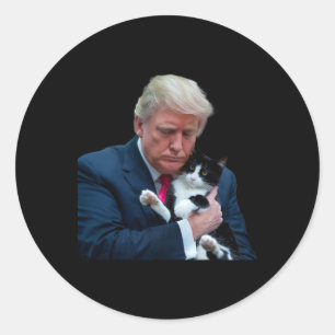 Adesivo Trump 2024 Cat Mega Funny Trump Cat