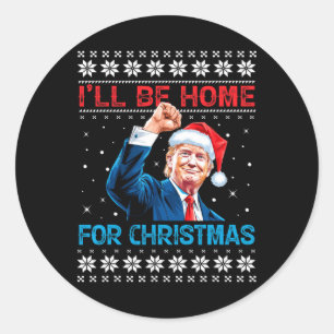 Adesivo Trump 2024 Estarei Em Casa Para Papais noeis De Na