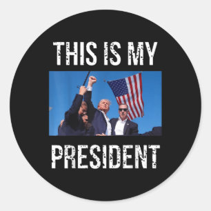 Adesivo Trump 2024 Este É O Meu Presidente