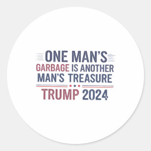 Adesivo Trump 2024 Garge de um homem é outro tesouro