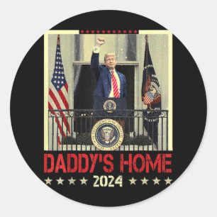 Adesivo Trump 2024 Leve a América de volta para casa Daddy