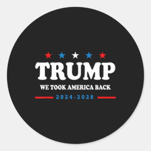 Adesivo Trump 2024 Nós Pegamos A Eleição Americana Byck 20