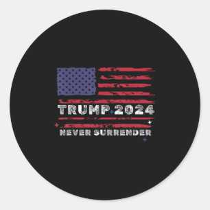 Adesivo Trump, 2024 Nunca Entregue A Legenda Do Presidente