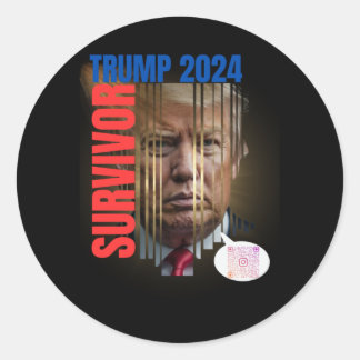 Adesivo Trump 2024 O Sobrevivente
