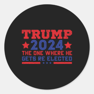 Adesivo Trump 2024 Onde Ele é Reeleito