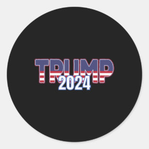 Adesivo Trump 2024 Para O Presidente Conservador Republica
