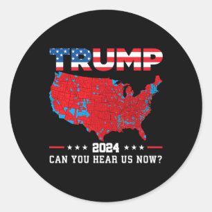 Adesivo Trump 2024 Pode Nos Ouvir Agora Mapa Das Eleições