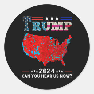 Adesivo Trump 2024 Pode Nos Ouvir Agora Mapa Das Eleições 
