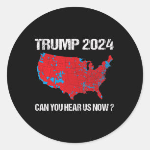 Adesivo Trump 2024 Pode Nos Ouvir Agora Um Mapa Eleitoral 