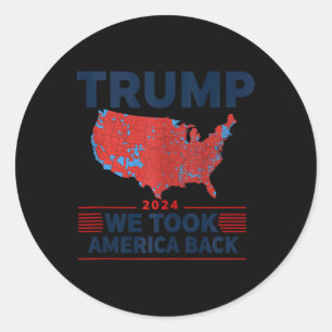 Adesivo Trump 2024 Retiramos Os Resultados Das Eleições Am