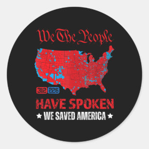 Adesivo Trump 2024 Salvamos Eleição Presidencial Americana