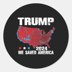 Adesivo Trump 2024 Salvamos os resultados eleitorais de 20