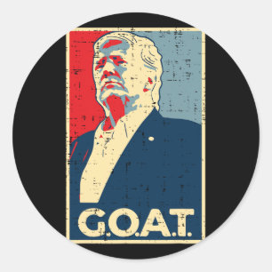 Adesivo Trump 2024 Shirts Goat Trump Poster 2024 - Uni
