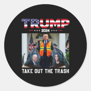 Adesivo Trump 2024 Tira O Lixo Engraçado Do Lixo