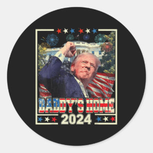 Adesivo Trump 2024 Trump Pin de Trump na América Back Dadd