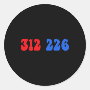 Adesivo Trump 2024 vencedor 312 Resultados das Eleições Am