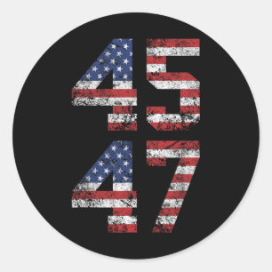 Adesivo Trump 2024 Vintage - Clique no Ajustado