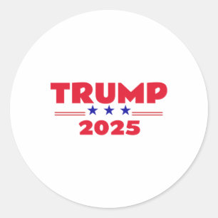 Adesivo Trump 2025"