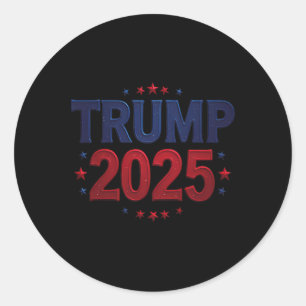 Adesivo Trump 2025 Presidente 45 E 47 Retro Vintage 1