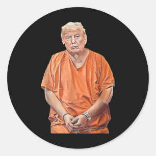 Adesivo Trump 20-24 Anos Na Prisão Anti-Trump Engraçado