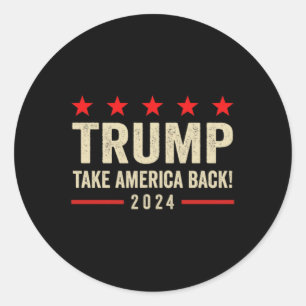 Adesivo Trump 45 47 (em Byck) Take America Ck Usa Trump 20