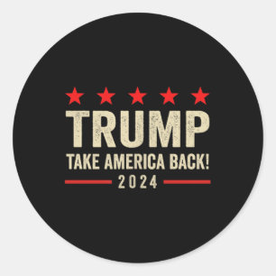 Adesivo Trump 45 47 (em Volta) Retome América Trump Nos Eu