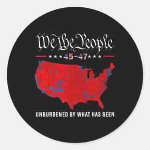 Adesivo Trump 45 47 Mapa Eleitoral Descarregado Pelo Que T