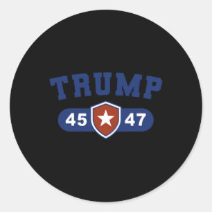 Adesivo Trump 45 E Trump 47 Excelente Americano