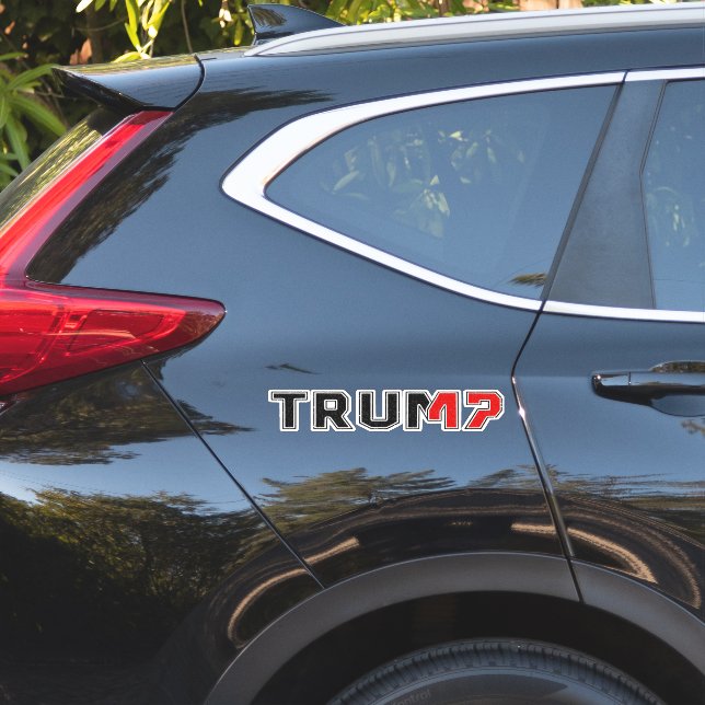 ADESIVO TRUMP 47 | TRUMP VANCE 2024 (Lado do carro)