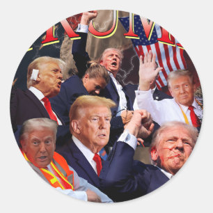 Adesivo Trump 4eva 4 De Julho Para Sempre Amar Presidente
